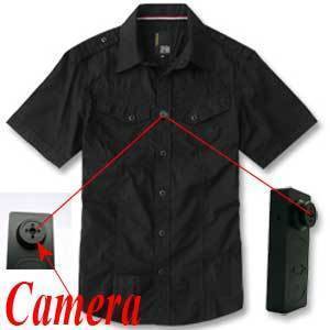 Spy Camera in shirt button